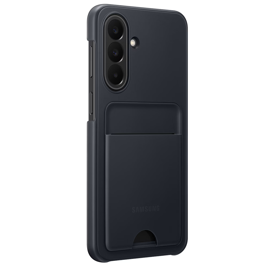 Capac protectie spate Samsung Card Slot Case pentru Galaxy A27, Black - imagine 5