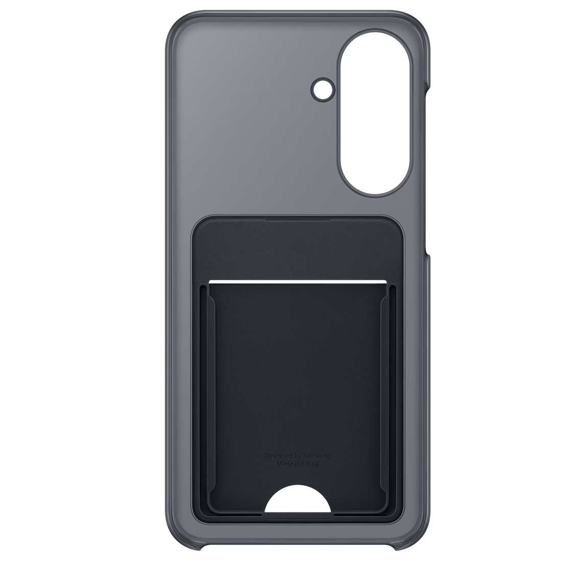 Capac protectie spate Samsung Card Slot Case pentru Galaxy A27, Black - imagine 3