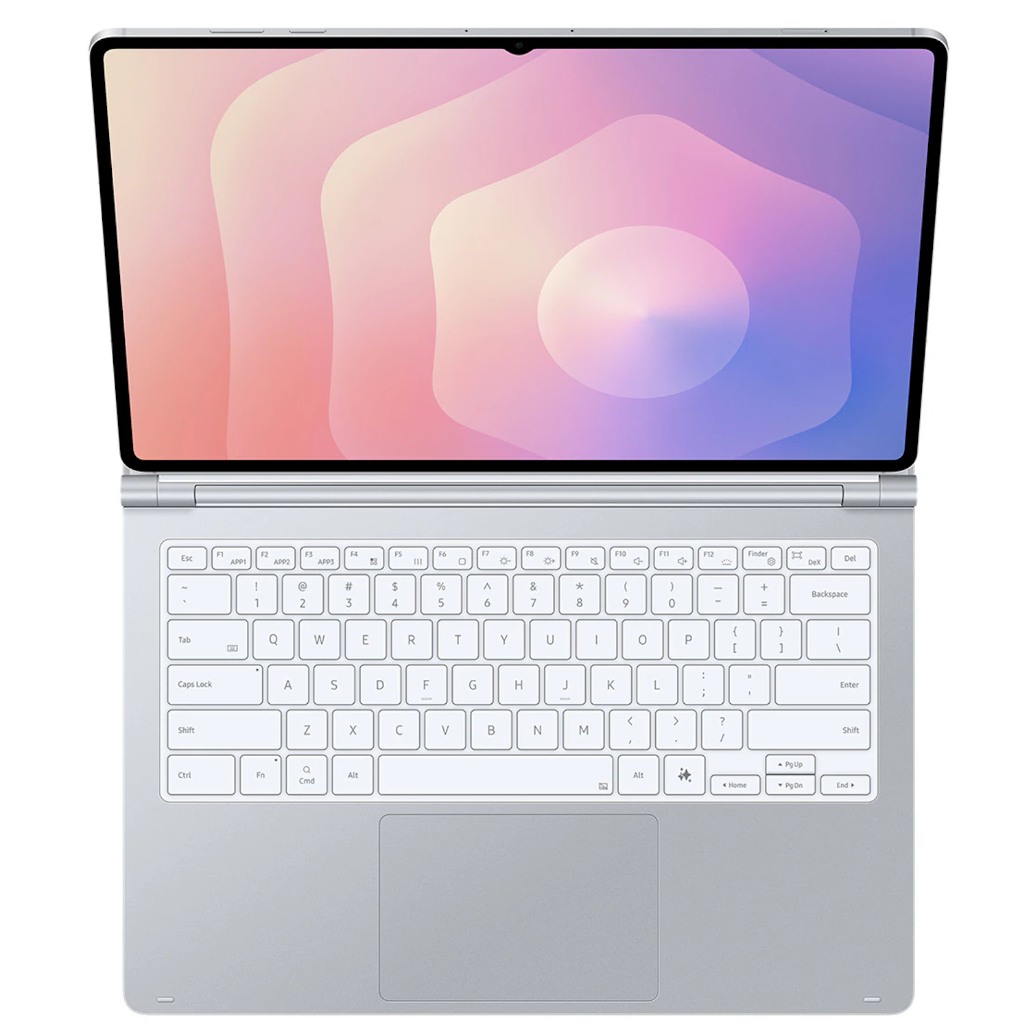 Tastatura Samsung Pro Keyboard pentru Galaxy Tab S11 Ultra, EF-DX935 Silver - imagine 4