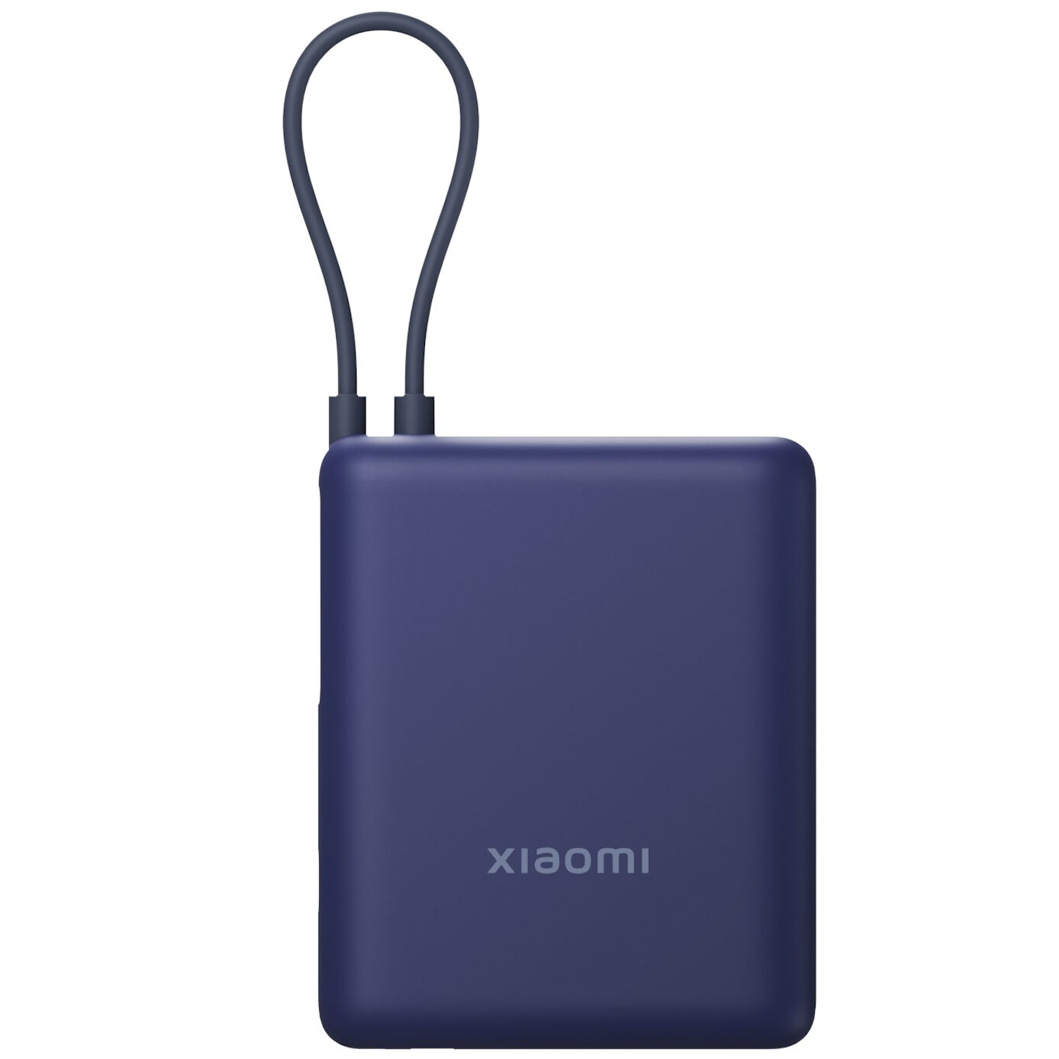 Incarcator portabil universal Xiaomi 33W 10000mAh, cablu integrat USB Type-C, Ice Blue