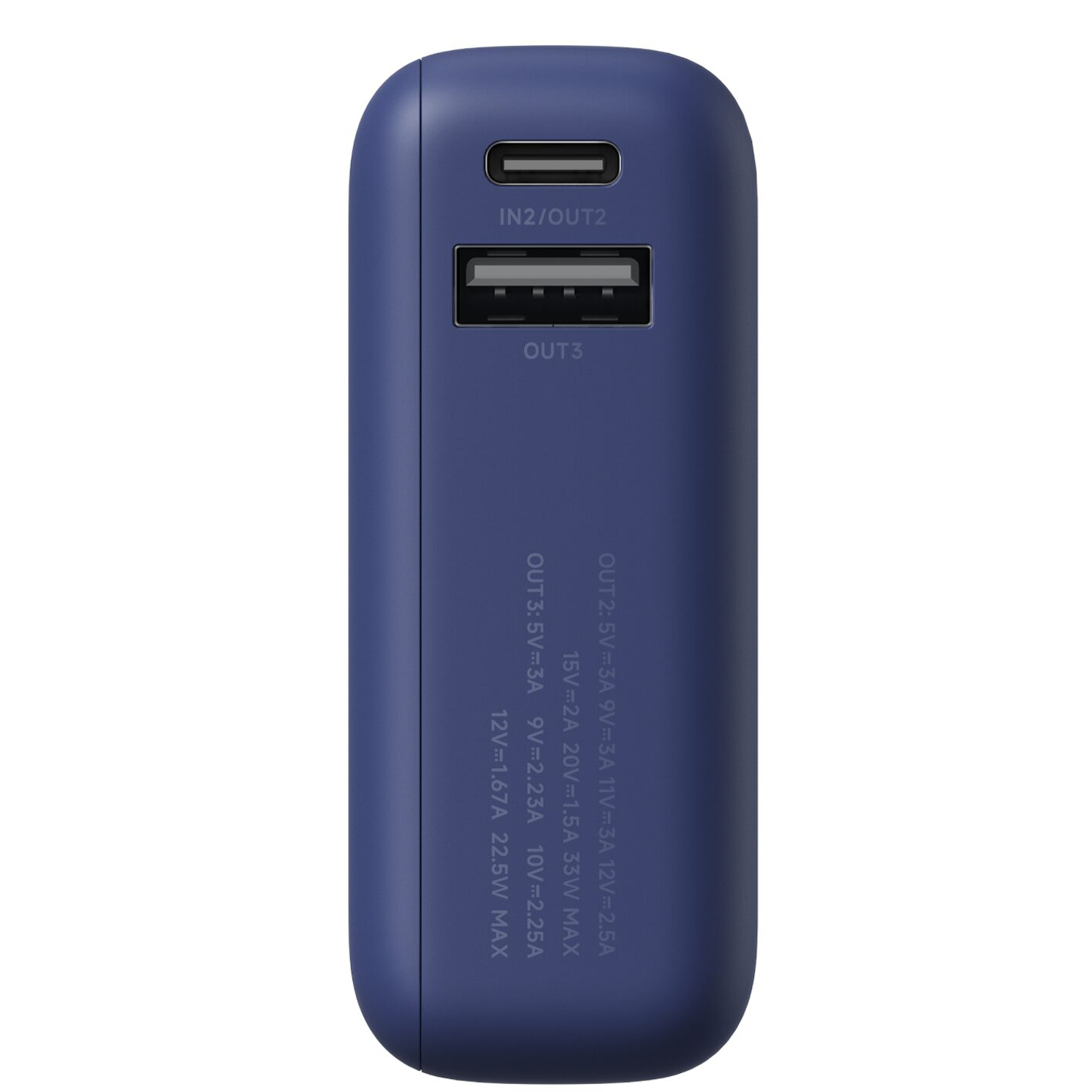 Incarcator portabil universal Xiaomi 33W 10000mAh, cablu integrat USB Type-C, Ice Blue - imagine 2
