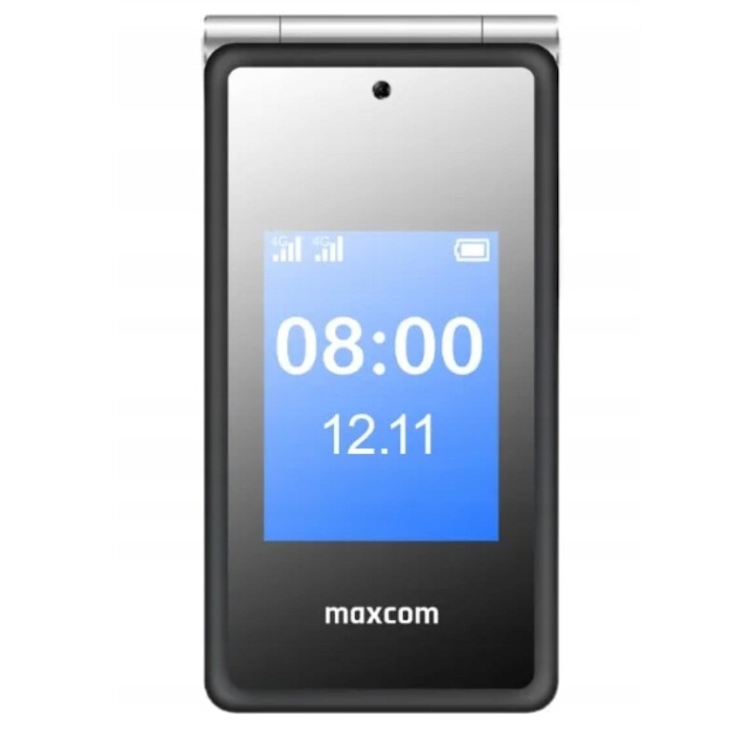 Telefon mobil Dual SIM Flip Phone MaxCom Comfort MM835L 4G, display 3.5" + 2.4", Black - imagine 5