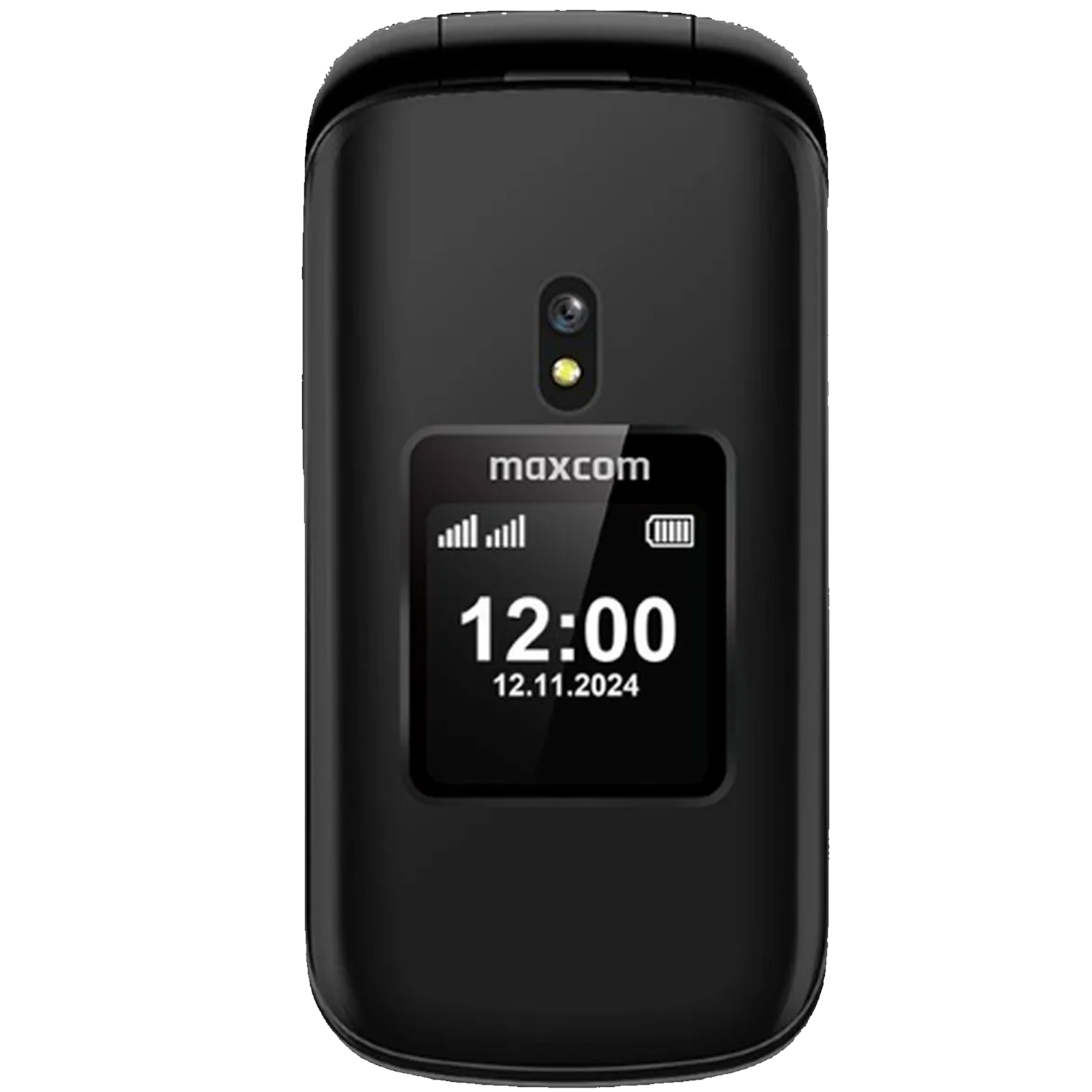 Telefon mobil Dual SIM Flip Phone MaxCom Comfort MM834L 4G, display 2.4" + 1.4", Black - imagine 3
