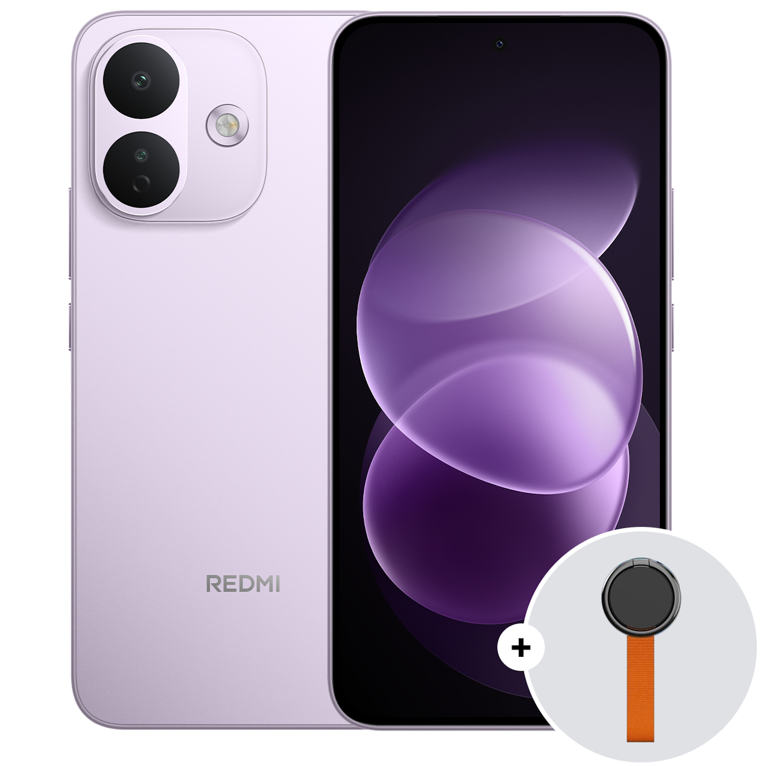 Telefon mobil Dual SIM Xiaomi REDMI Note 17 Pro 5G, Octa Core 2.4 GHz, 256 GB + 6 GB RAM, Purple + Woven Strap Ring Stand