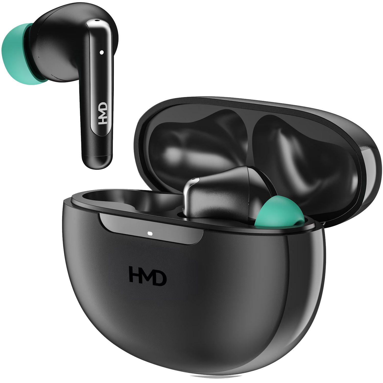 Casti Bluetooth Stereo HMD DUB P60, ANC, True Wireless Stereo, DUB Platinum Sound with Bass Boost, Black