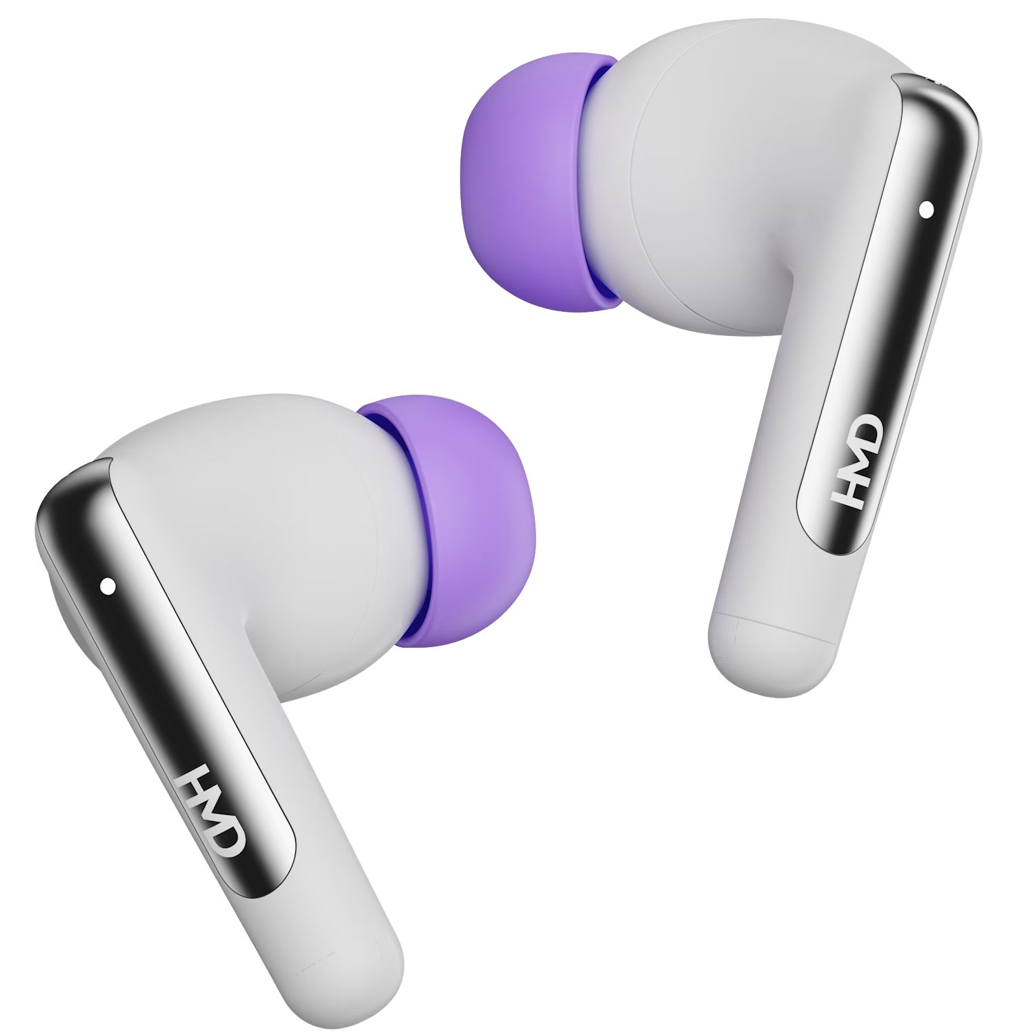 Casti Bluetooth Stereo HMD DUB P60, ANC, True Wireless Stereo, DUB Platinum Sound with Bass Boost, White - imagine 4