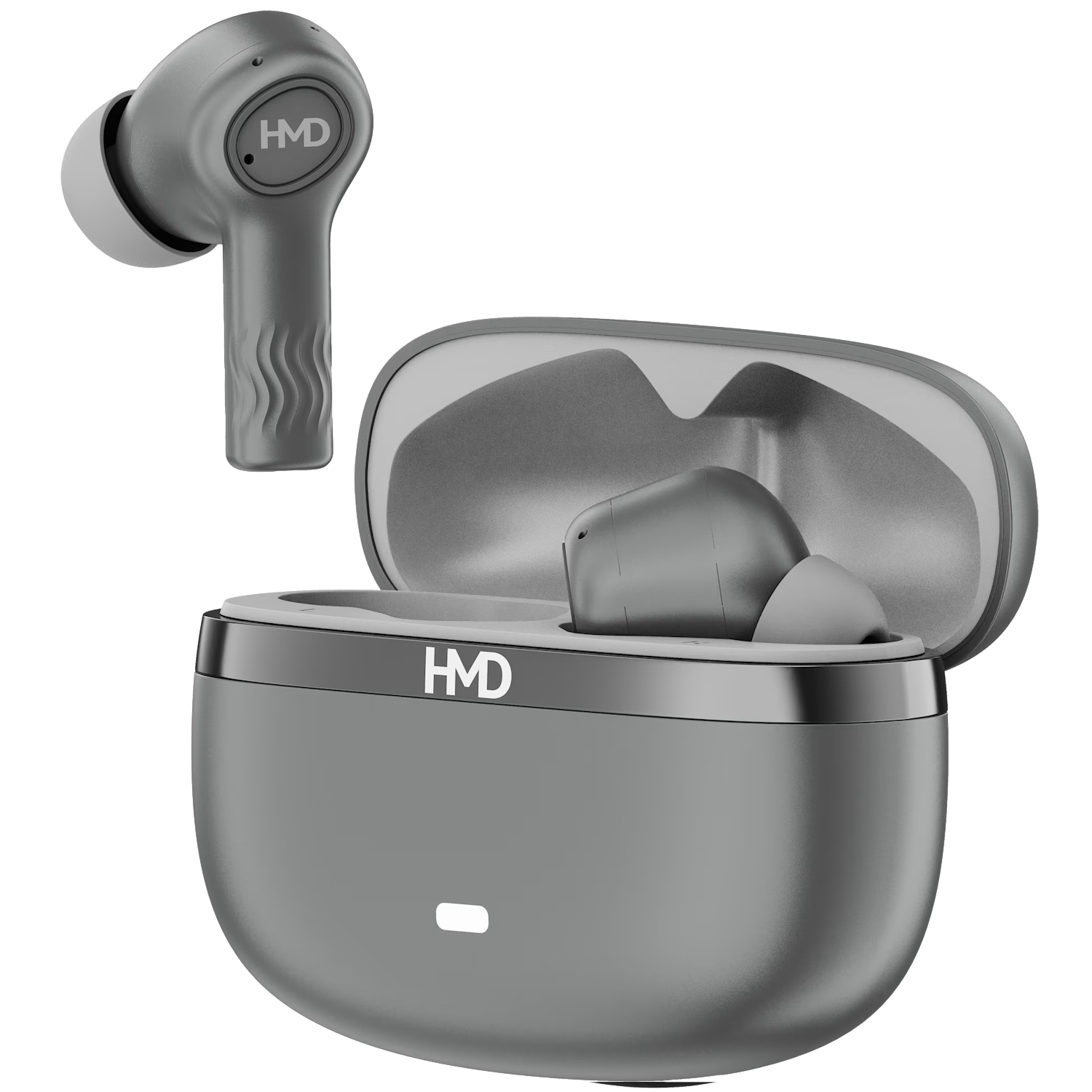 Casti Bluetooth Stereo HMD DUB X50 Pro, ANC, True Wireless Stereo, DUB Platinum Sound, Silver