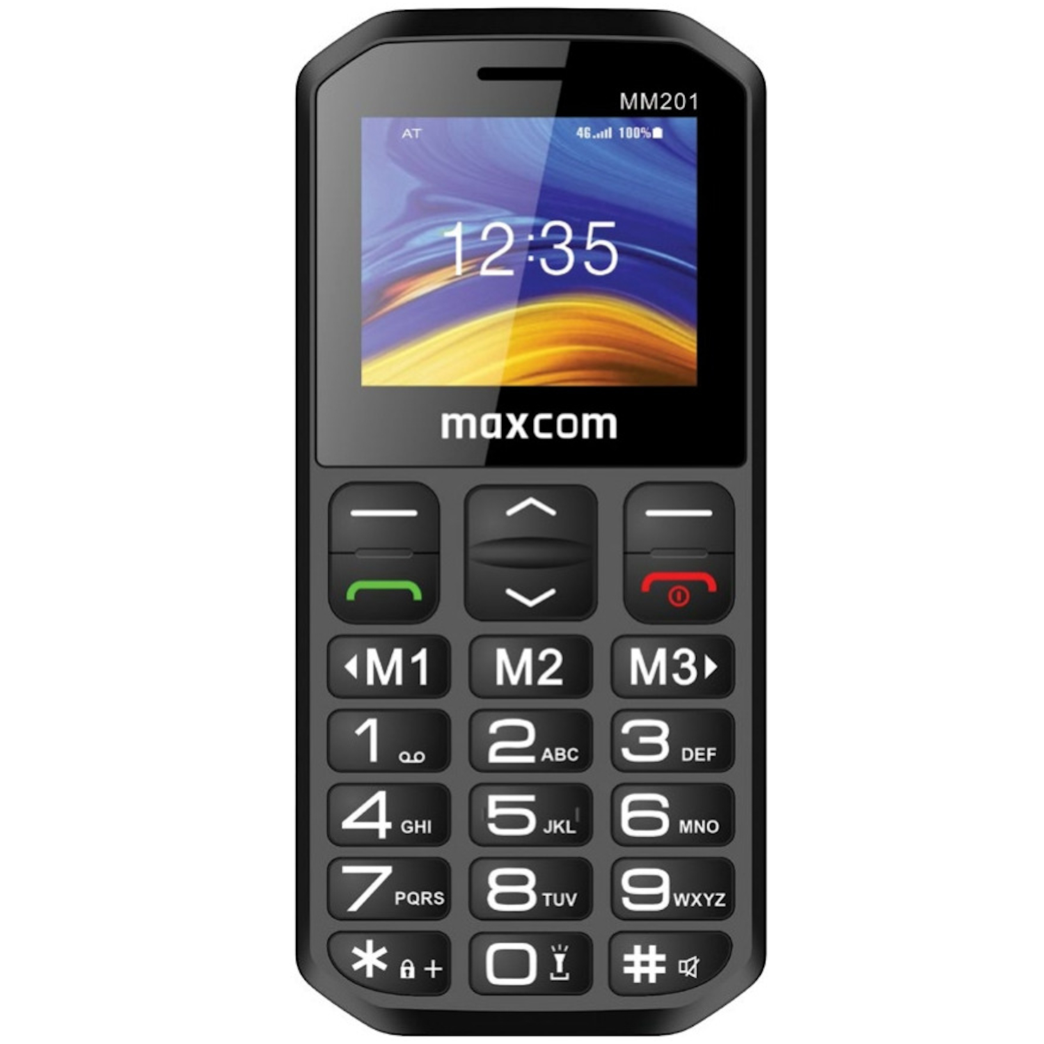 Telefon mobil Dual SIM MaxCom MM201, Black