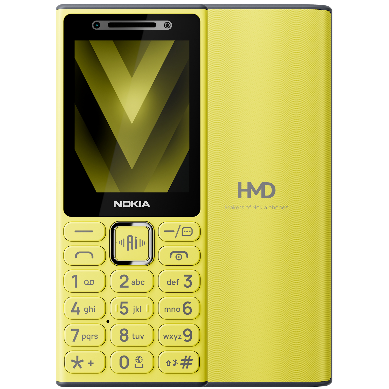 Telefon mobil Dual SIM Nokia 200 4G, Yellow