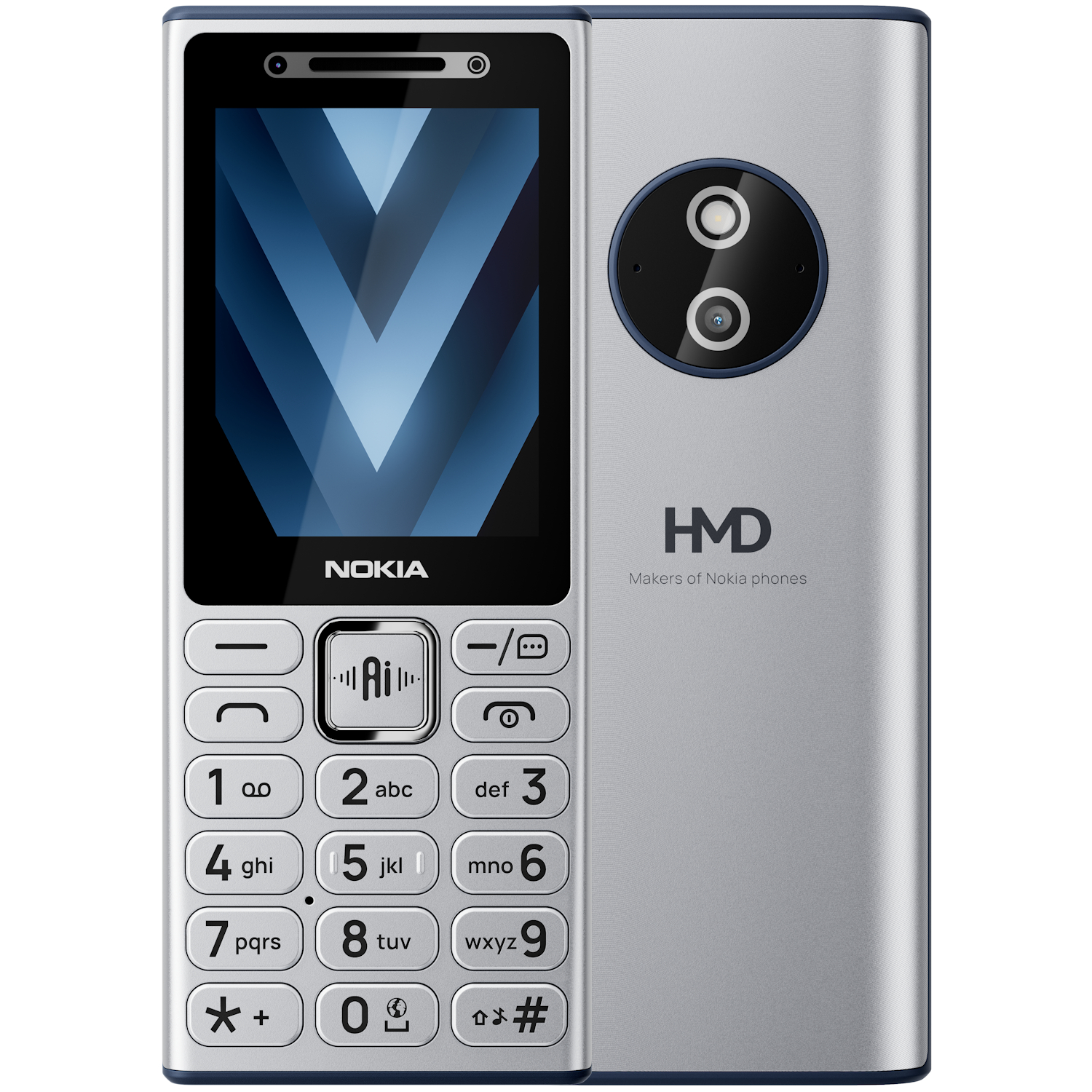 Telefon mobil Dual SIM Nokia 210 4G, Silver