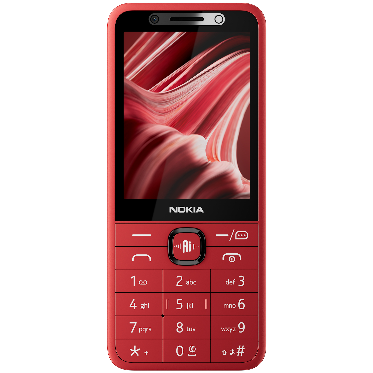 Telefon mobil Dual SIM Nokia 215 4G 2nd Edition, Red - imagine 4